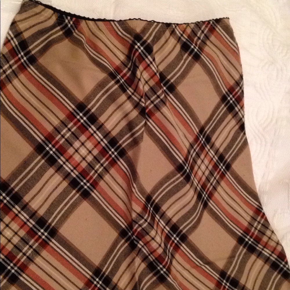 Plaid skirt
